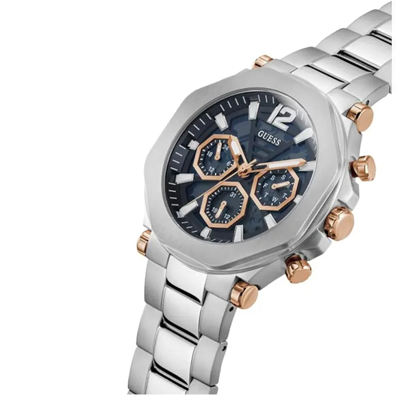 Guess Edge Multi-function Black Dial Casual Men’s Watch- GW0539G1